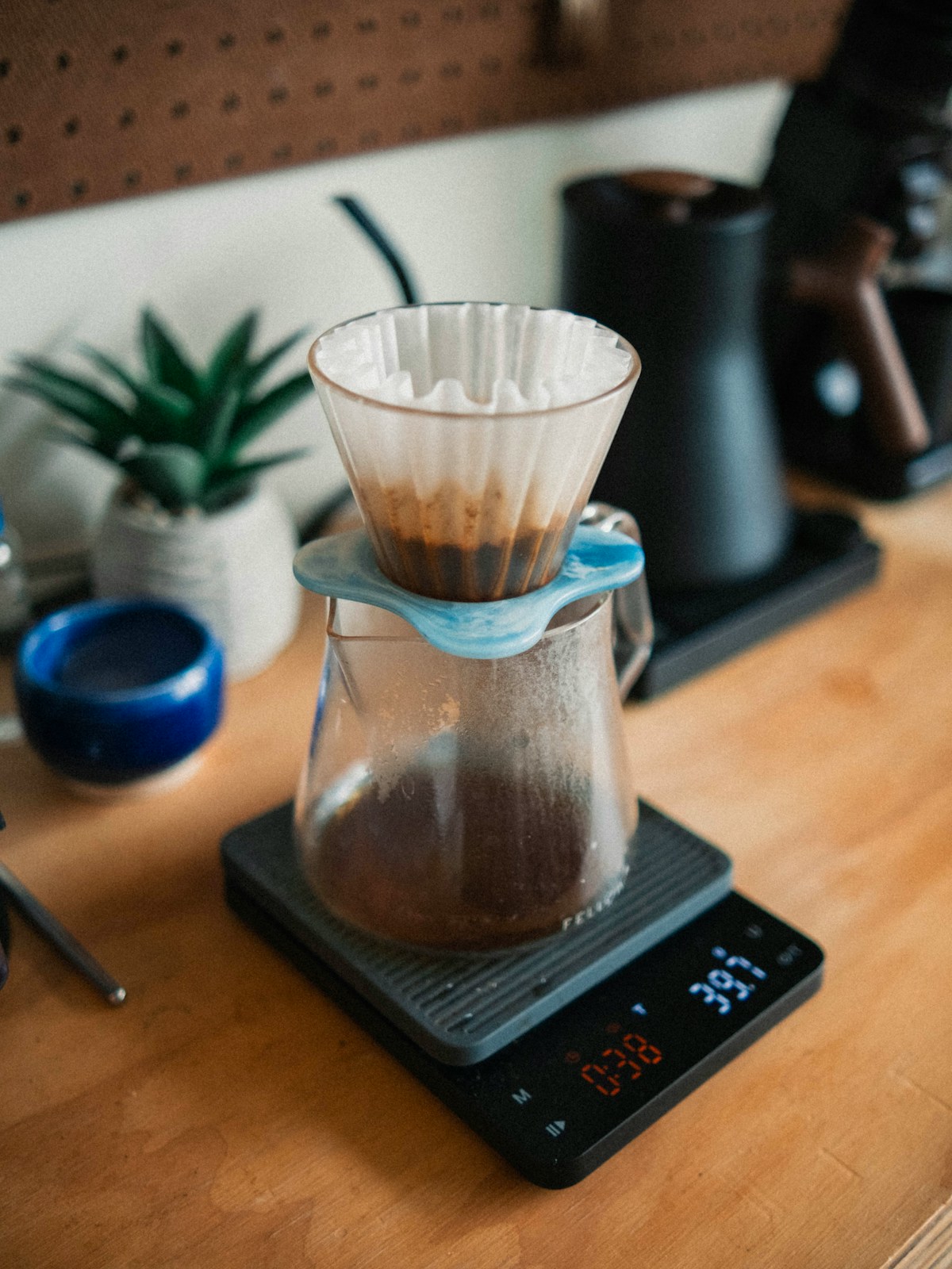 Café filtré en préparation